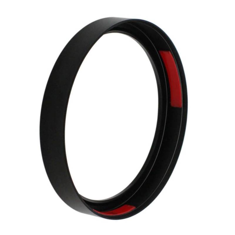 MASO Motorrad Instrumentenmessgerät Trimmkit Tacho Lünette Abdeckring, Tacho Tacho Zierring, Motorradinstrumentenring,2013-2017 Kompatibel mit Harley (Schwarz) von MASO