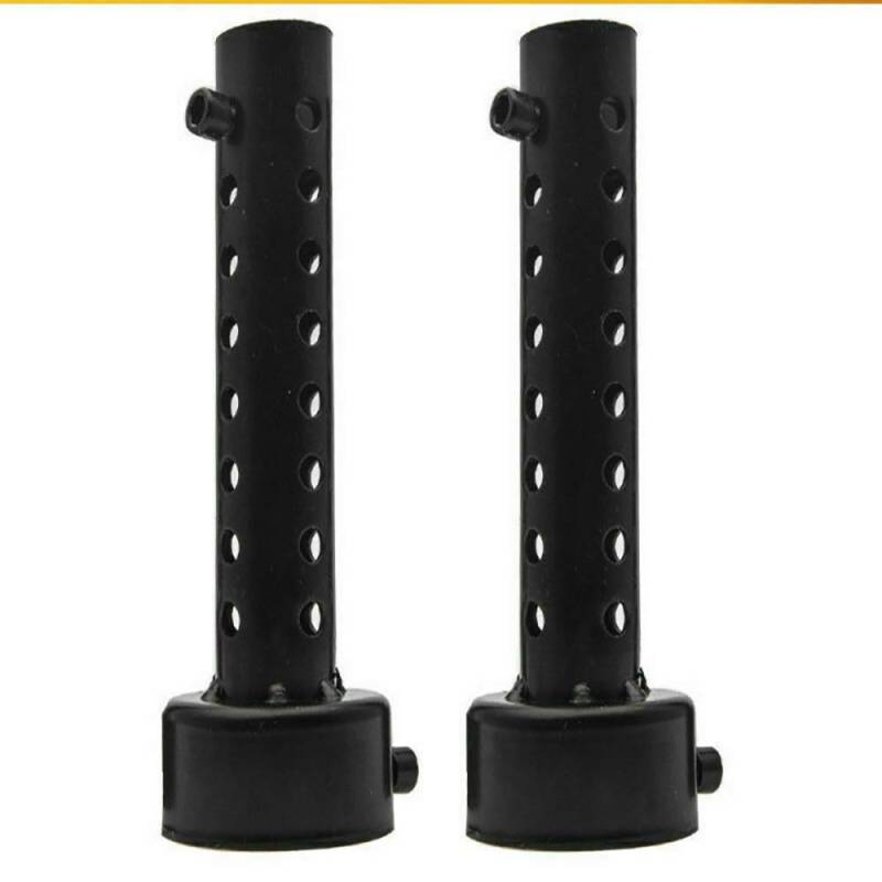 MASO Universal Motorrad-Auspuff-Schalldämpfer, 48 mm, Schwarz, 2 Stück von MASO