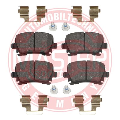 Master-sport Germany Bremsbelagsatz, Scheibenbremse [Hersteller-Nr. 13046028872N-SET-MS] für Audi, Seat, Skoda, VW von MASTER-SPORT GERMANY