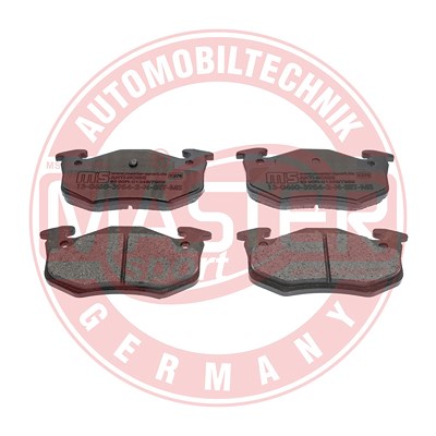 Master-sport Germany Bremsbelagsatz, Scheibenbremse [Hersteller-Nr. 13046039542N-SET-MS] für Citroën, Peugeot, Renault von MASTER-SPORT GERMANY