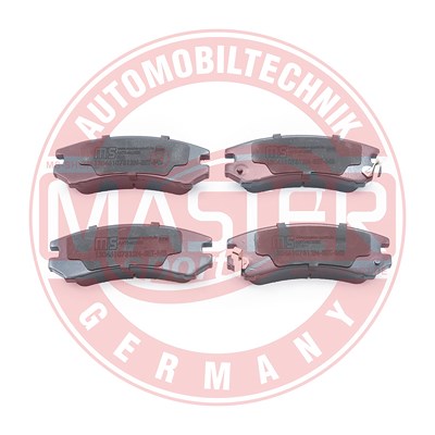 Master-sport Germany Bremsbelagsatz, Scheibenbremse [Hersteller-Nr. 13046107312N-SET-MS] für Nissan, Suzuki, Tata von MASTER-SPORT GERMANY