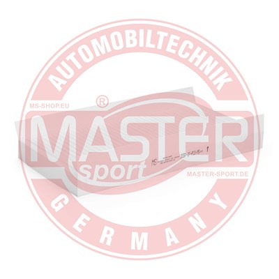 Master-sport Germany Filter, Innenraumluft [Hersteller-Nr. 3337-IF-PCS-MS] für Cadillac, Chevrolet, Fiat, Hyundai, Opel, Saab von MASTER-SPORT GERMANY