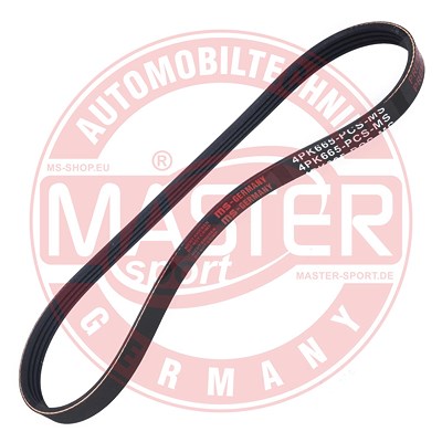 Master-sport Germany Keilrippenriemen [Hersteller-Nr. 4PK665-PCS-MS] für Abarth, Alfa Romeo, Chevrolet, Fiat, Ford, Gm Korea, Lancia, Opel von MASTER-SPORT GERMANY