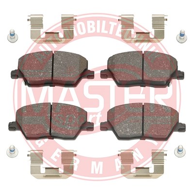 Master-sport Germany Bremsbelagsatz, Scheibenbremse [Hersteller-Nr. 13046056792N-SET-MS] für Fiat von MASTER-SPORT GERMANY