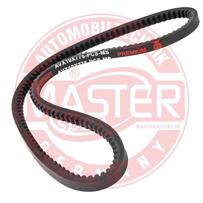 Master-sport Germany Keilriemen [Hersteller-Nr. AVX-10X775-PCS-MS] für Citroën, Daf, Daihatsu, Fiat, Ford, Glas, Isuzu, Lancia, Peugeot, Porsche, Rena von MASTER-SPORT GERMANY