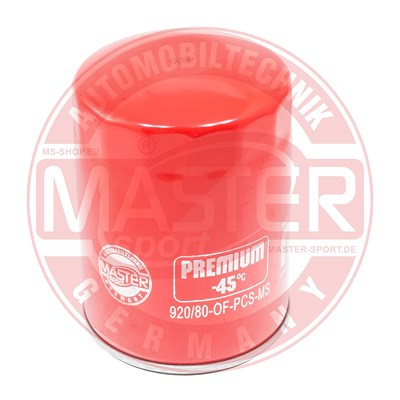 Master-sport Germany Ölfilter [Hersteller-Nr. 920/80-OF-PCS-MS] für Isuzu, Mazda, Mitsubishi, Opel, Suzuki, Vauxhall von MASTER-SPORT GERMANY