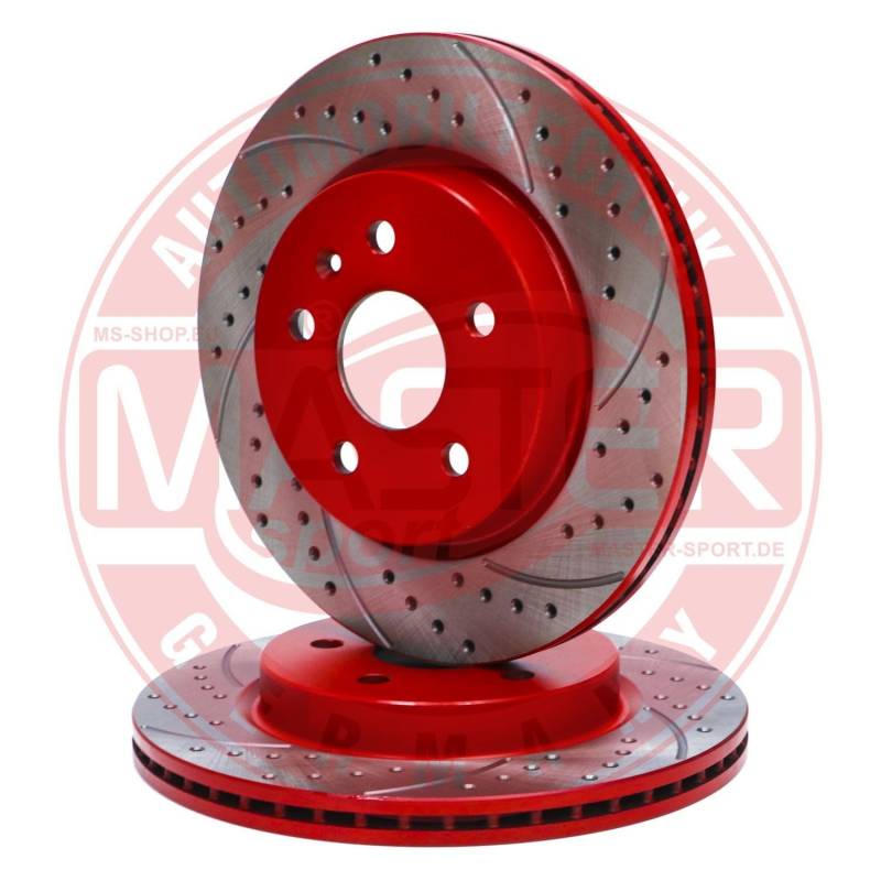 MASTER-SPORT 202321140 Bremsenset Hinten Belüftet 315mm - Bremsen Set mit Bremsscheiben und Bremsbeläge Satz von Lupsty