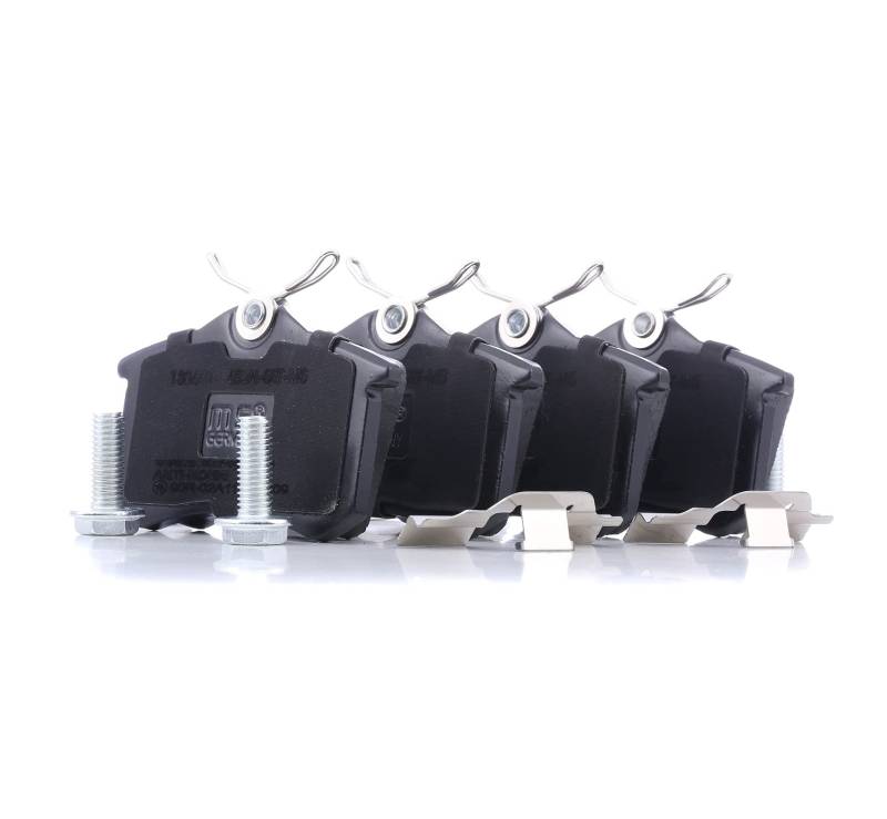 MASTER-SPORT 200851140 Set Bremsscheiben und Bremsbeläge Hinterachse Anti-Quietschblech massiv von MASTER-SPORT