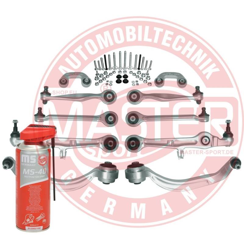 MASTER-SPORT 36815-SET-MSP Querlenker Satz Lenkersatz Vorne, Vorne Rechts, Vorne Links 385mm Aluminium Spraydose 200ml von MASTER-SPORT