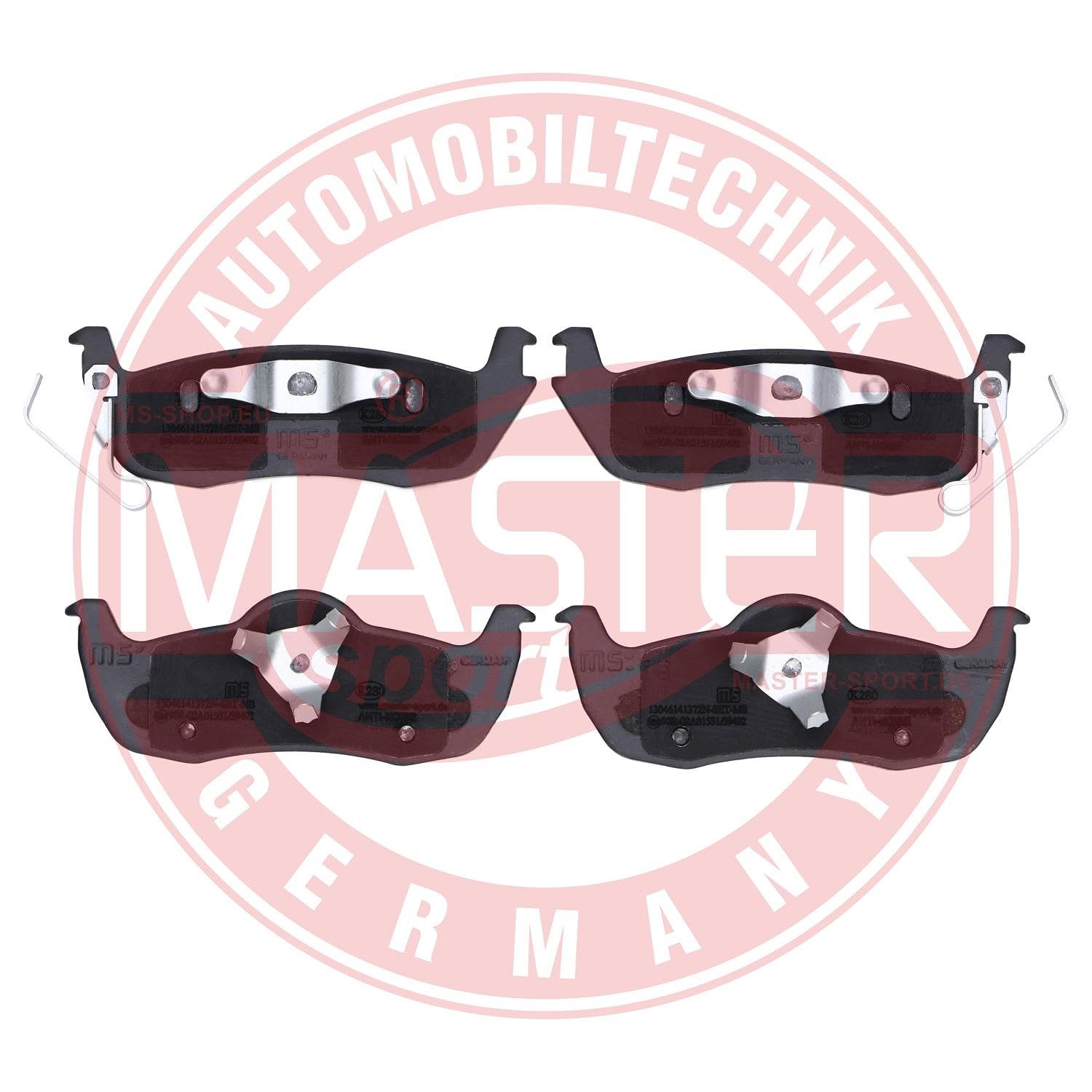 MASTER-SPORT Bremsbeläge Bremsklötze HINTEN 13046141372N-SET-MS MASTER-SPORT Bremsbeläge Bremsklötze HINTEN 13046141372N-SET-MS von MASTER-SPORT