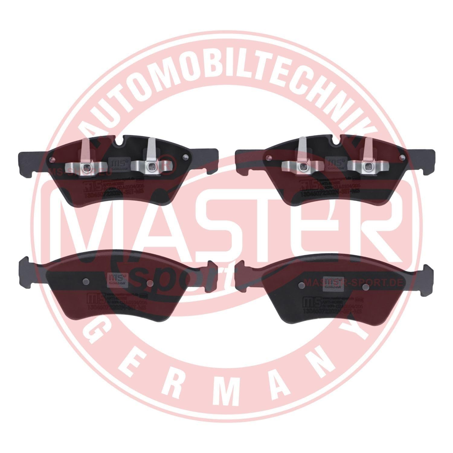 MASTER-SPORT Bremsbeläge Bremsklötze VORNE 13046072202N-SET-MS MASTER-SPORT Bremsbeläge Bremsklötze VORNE 13046072202N-SET-MS von MASTER-SPORT