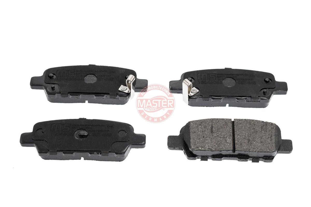 MASTER-SPORT Bremsbelagsatz RENAULT,NISSAN,SUZUKI 13046058432N-SET-MS D40601BN0A,D4M601BN0A,440608H385 44060AL585,44060AL586,44060AL588,D40601GZ0C von MASTER-SPORT