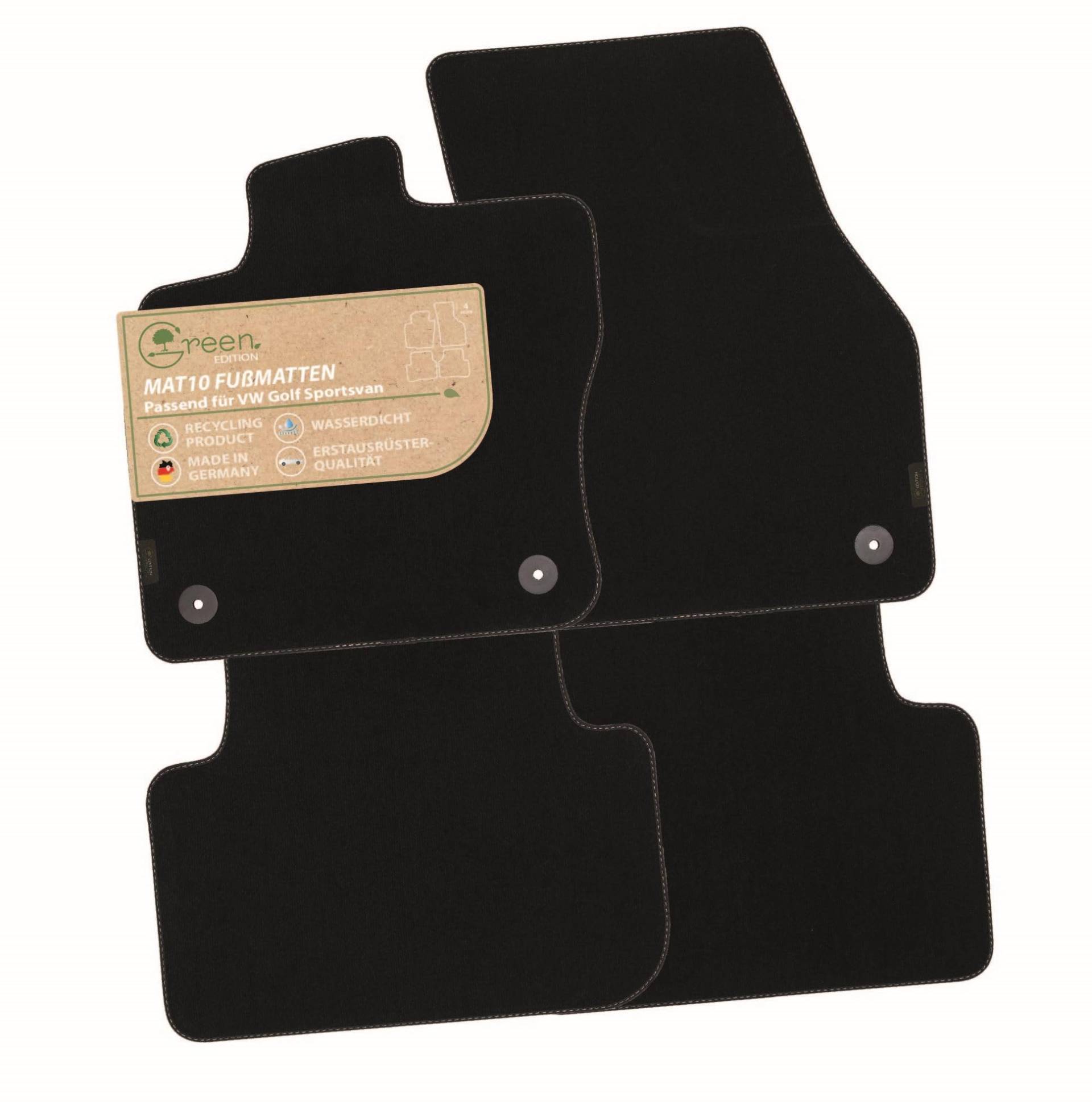 MAT10 Green Edition – Auto-Fußmatten passend für VW Golf Sportsvan (BJ 05/2014-06/2020) | nachhaltiges Velours | Automatten-Set, 4-teilig | Made in Germany, Erstausrüsterqualität MAT10 Green Edition – Auto-Fußmatten passend für VW Golf Sportsvan (BJ 05/2014-06/2020) | nachhaltiges Velours | Automatten-Set, 4-teilig | Made in Germany, Erstausrüsterqualität von MAT10