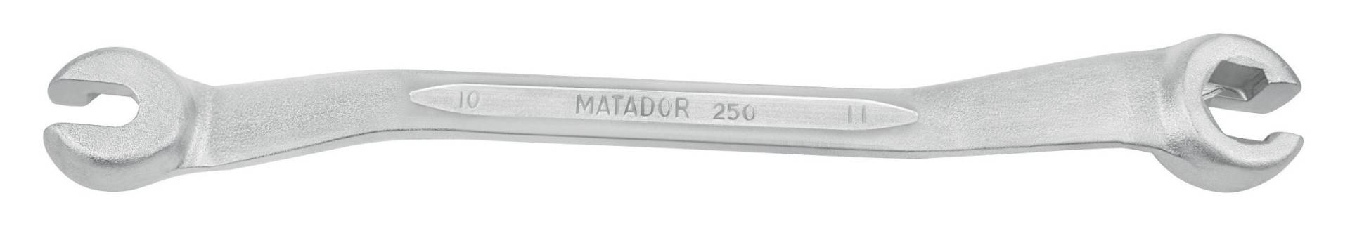MATADOR Bremseinstellschlüssel, gebogen, 10 X 11 mm, 0250 0002 von MATADOR Schraubwerkzeuge