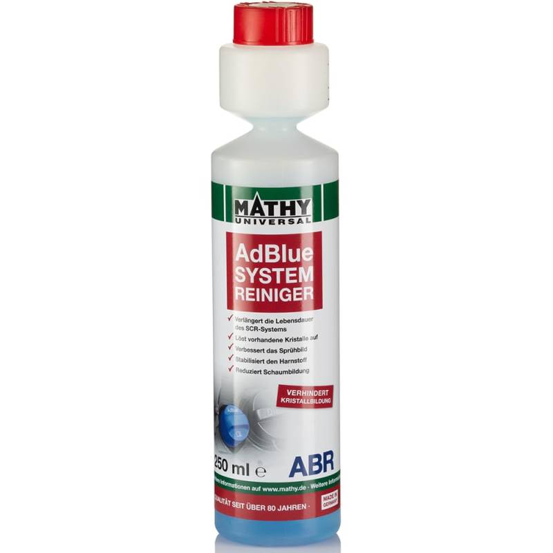MATHY-ABR AdBlue-Systemreiniger - AdBlue Additiv verhindert Kristallbildung im SCR-System - AdBlue Reiniger, 250 ml von MATHY