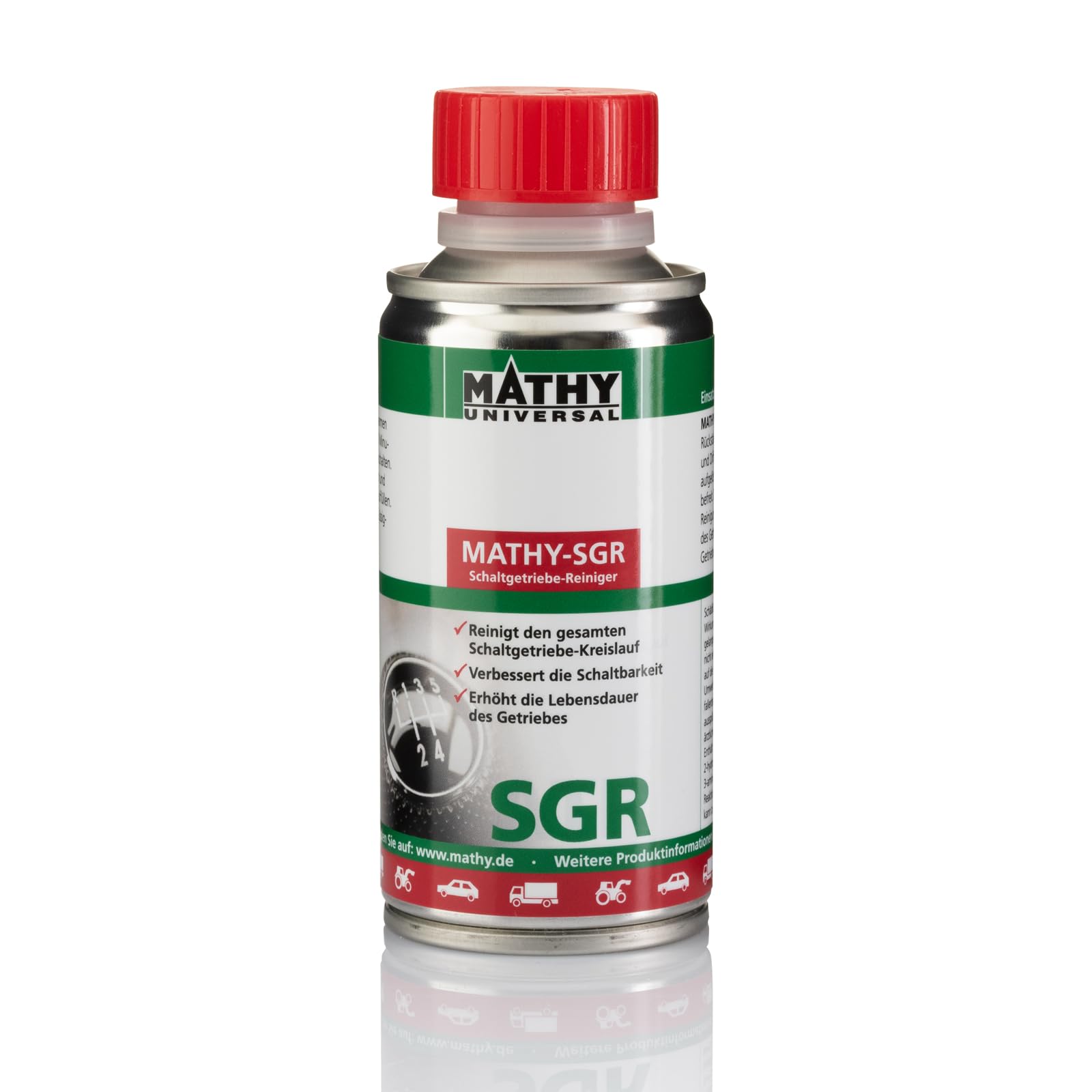 MATHY-SGR Schaltgetriebe Reiniger - Getriebespülung - Spülung gegen Schaltprobleme - Getriebeöl-Additiv, 150 ml von MATHY