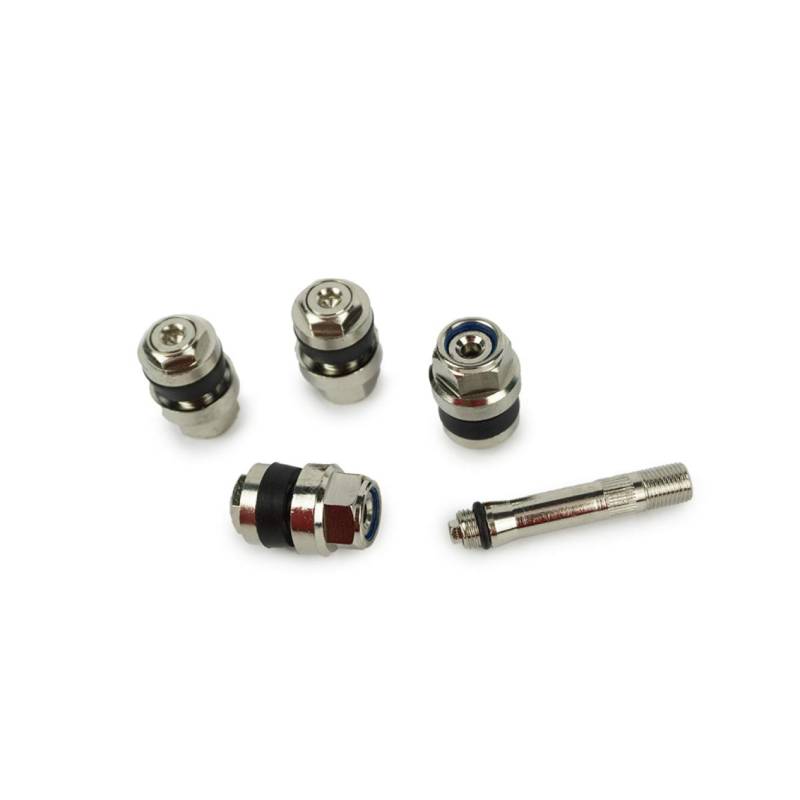 Matthies 4X OptiVent versteckte Ventile 8,3mm Silber unsichtbar Metallventil Stahl Sicherheitsventil TÜV geprüft BBS OZ von Matthies