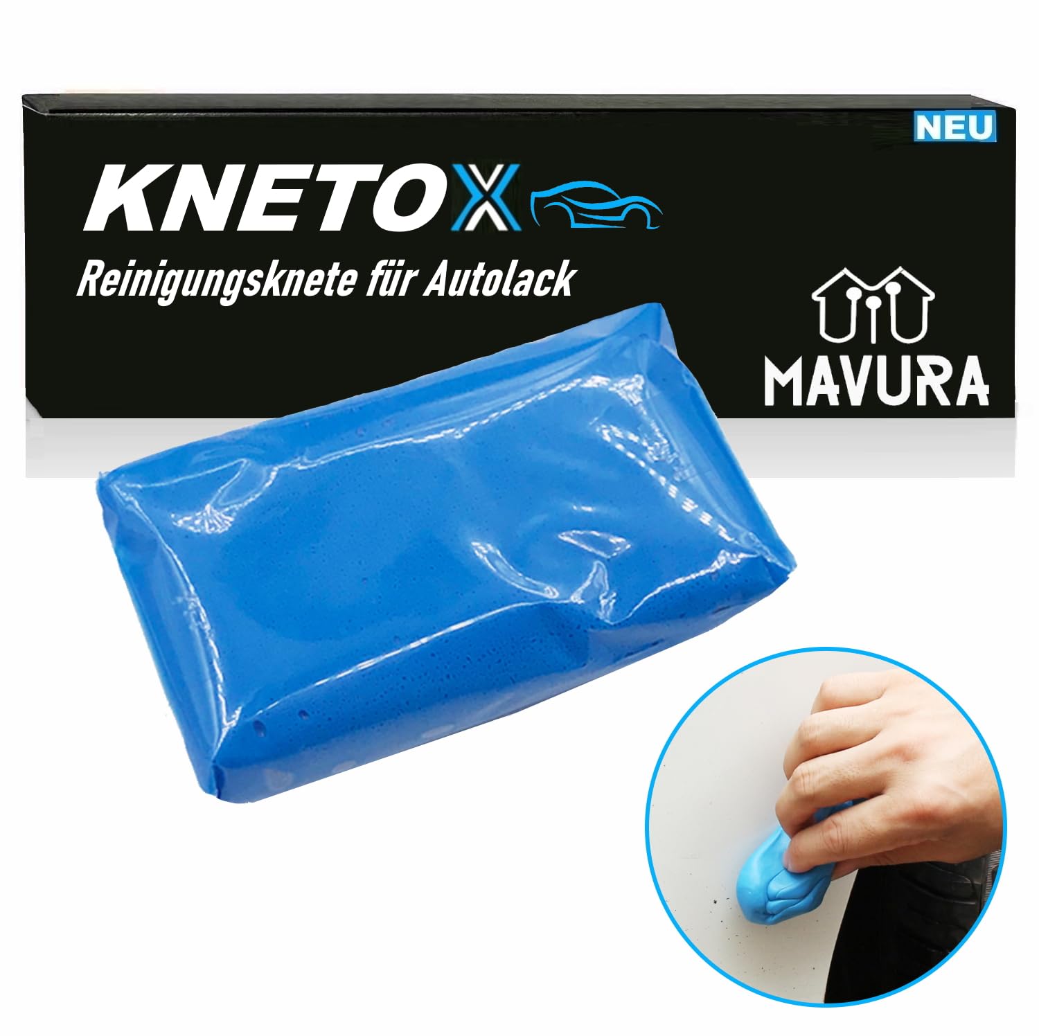MAVURA KNETOX Reinigungsknete Polierknete Lackreinigungsknete, Lackreiniger Auto KFZ Lackreiniger Knete MAVURA KNETOX Reinigungsknete Polierknete Lackreinigungsknete, Lackreiniger Auto KFZ Lackreiniger Knete von MAVURA