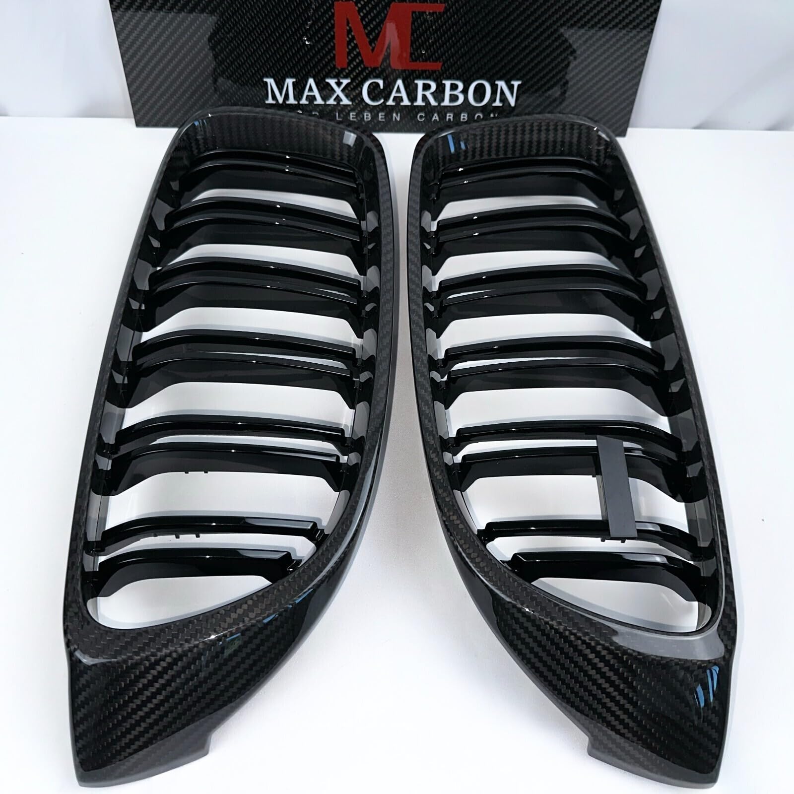 MAX CARBON Frontgrill aus Echtcarbon – Kompatibel mit BMW M3 F80, M4 F82 F83, 4er F32 F33 F36 – Dry Carbon Rahmen + ABS Gitter – Shadow Line – Hochglanz Look – 1:1 Ersatz MAX CARBON Frontgrill aus Echtcarbon – Kompatibel mit BMW M3 F80, M4 F82 F83, 4er F32 F33 F36 – Dry Carbon Rahmen + ABS Gitter – Shadow Line – Hochglanz Look – 1:1 Ersatz von MAX CARBON