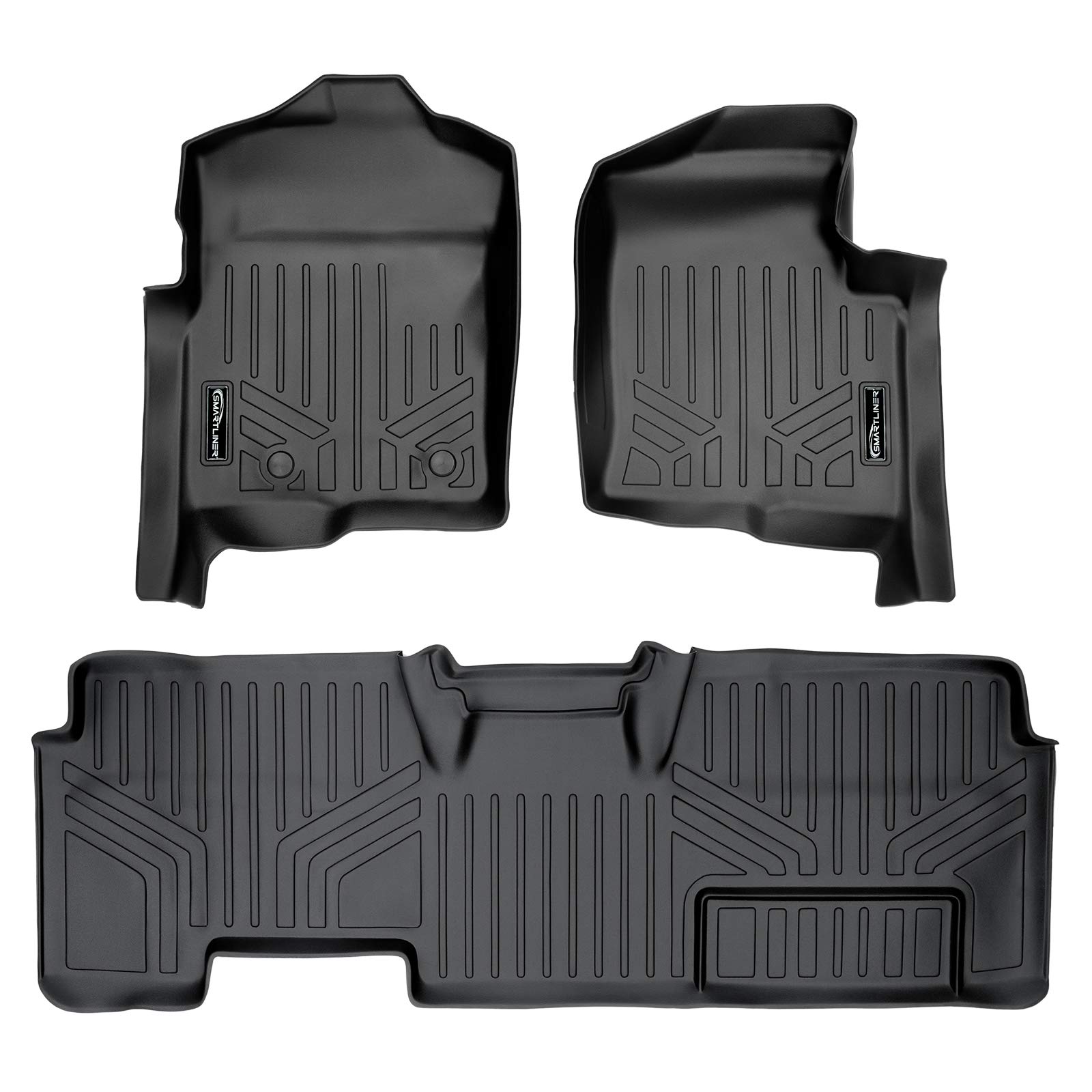 MAX LINER A0094/B0026 Fußmatten 2-reihig Liner Set schwarz für 2011-2014 Ford F-150 SuperCab Non Flow Mittelkonsole MAX LINER A0094/B0026 Fußmatten 2-reihig Liner Set schwarz für 2011-2014 Ford F-150 SuperCab Non Flow Mittelkonsole von MAX LINER