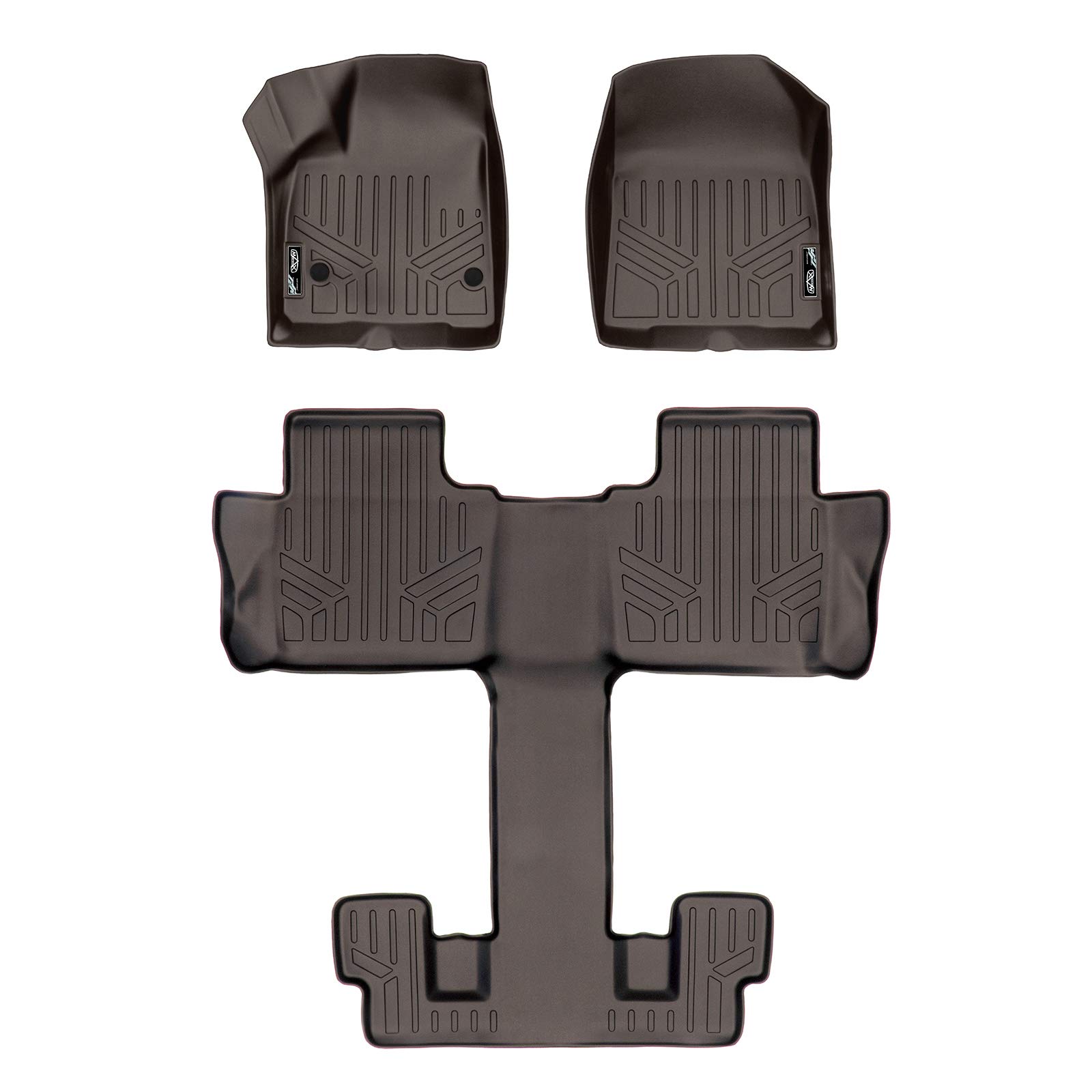 MAX LINER A3230/B3230 Passgenaue Fußmatten 3 Liner Set Cocoa für 2017-2021 GMC Acadia mit 2. Reihe Schalensitzen MAX LINER A3230/B3230 Passgenaue Fußmatten 3 Liner Set Cocoa für 2017-2021 GMC Acadia mit 2. Reihe Schalensitzen von MAX LINER