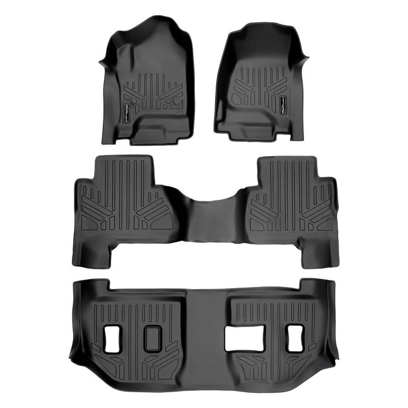 MAX Liner A0136/B0166/C0166 Fußmatten Set 3-reihig schwarz für 2015-2018 Cadillac Escalade ESV von MAX LINER