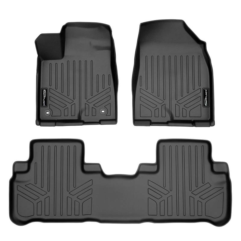MAXLINER Fußmatten 2-reihig Liner Set Schwarz für Toyota Highlander (alle Modelle) 2014-2018 von MAX LINER