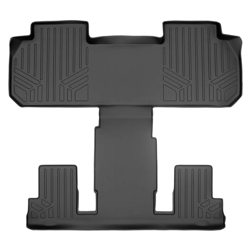 MAXLINER Fußmatten 2. und 3. Reihe Liner schwarz für 2018-2019 Chevrolet Traverse/Buick Enclave mit 2. Reihe Schalensitzen von MAX LINER