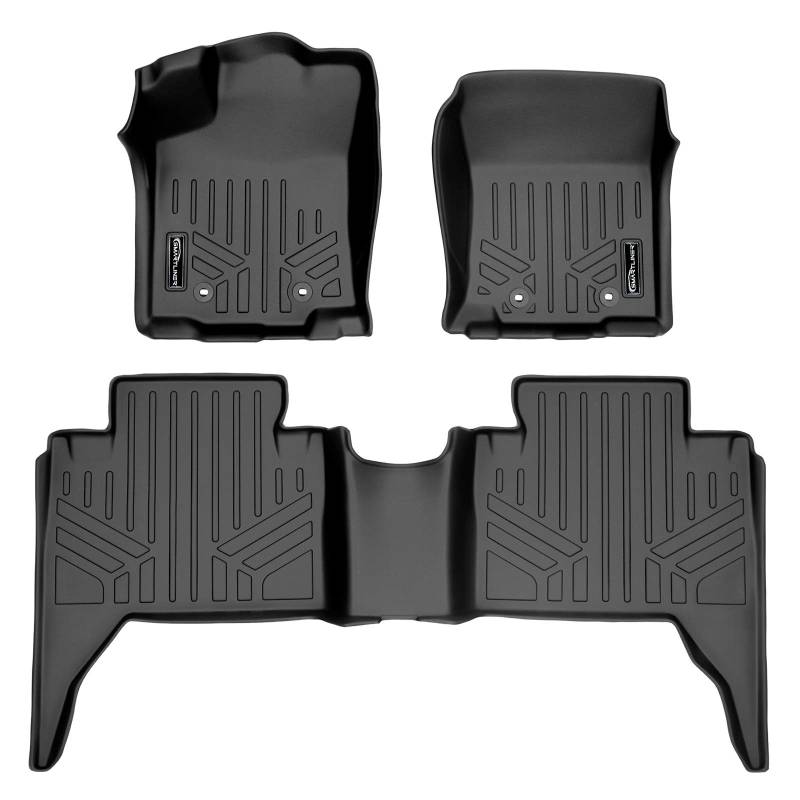 MAXLINER Passgenaue Fußmatten 2-reihig Liner Set Schwarz für 2018, 2019, 2020 Toyota Tacoma Double Cab von MAX LINER