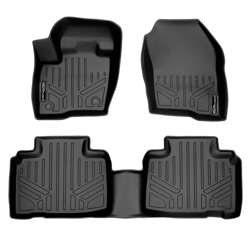 MAXLINER maßgeschneiderte 2-reihige Bodenmatteneinsätze, schwarz, für Ford Edge 2015-2021 von MAX LINER