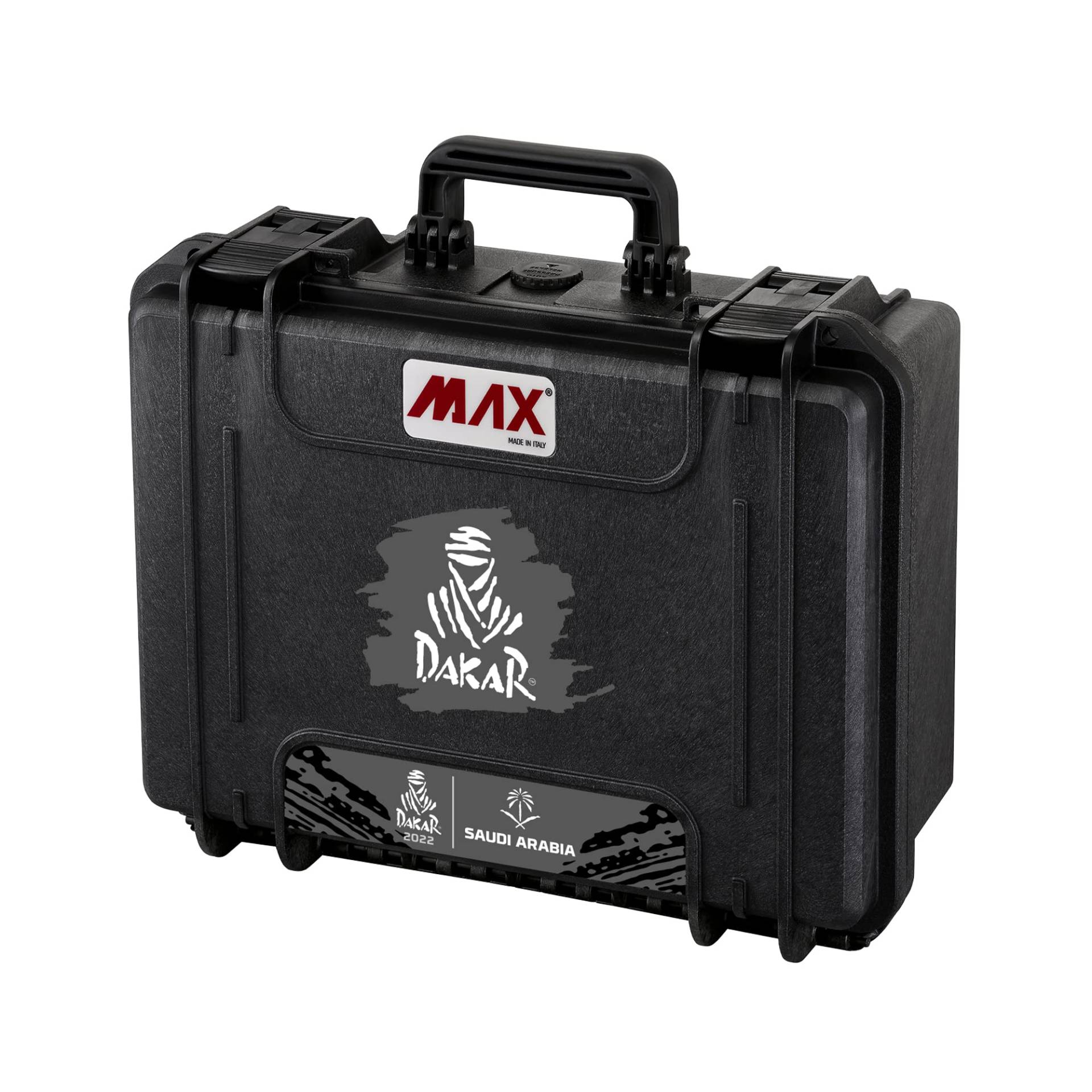 MAX - MAX380H115LAPTOP-DKR luftdichter Koffer Serie Dakar, schwarz, 380 x 270 x 115 mm von MAX