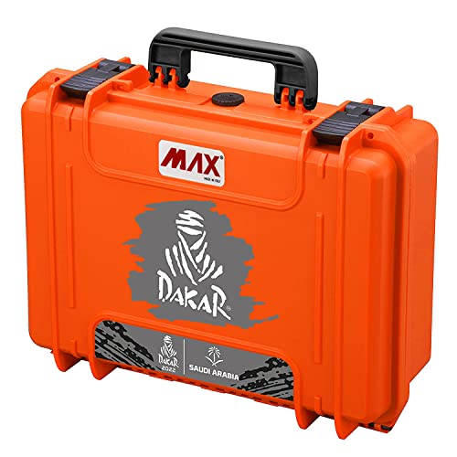 MAX - MAX430S-DKR-ORANGE luftdichter Koffer Serie Dakar, orange, 426 x 290 x 159 mm von MAX