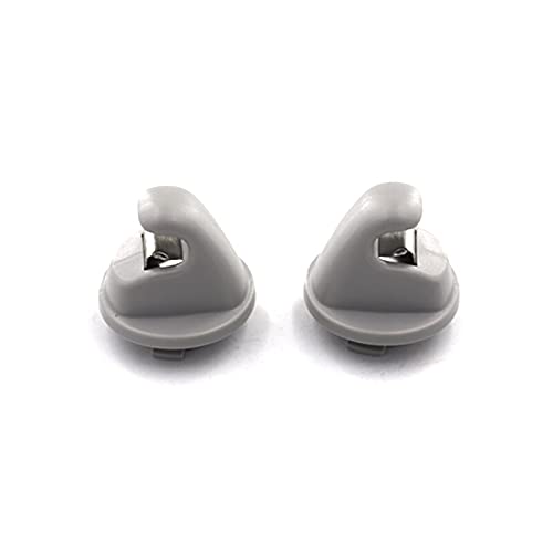 MAXIAOAO 5G0857561B. Schwarzer Grauer Sonnenblink-Clip-Hakenhalter for Vw. Golf 7. MK7 2013+. for Passat B8 Polo T-Cross for Tiguan Touran 2016+ Sonnenblende (Color : Gray 2pcs) von MAXIAOAO