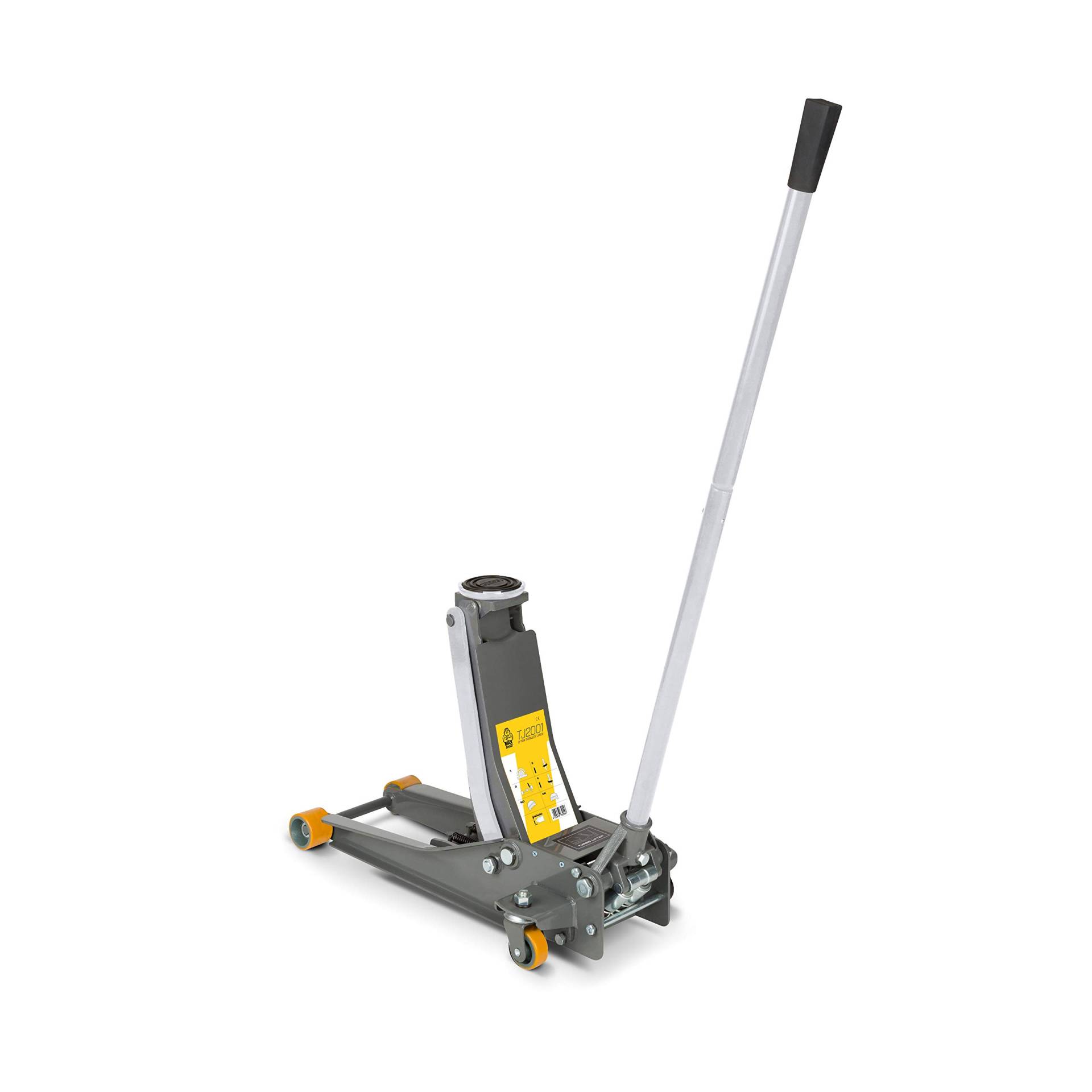 MAXTOOLS, TJ2001, abgesenkter 2-Tonnen-hydraulischer Hubwagen, PU-Räder, Gummiplatte und kontrollierte Abstiegsgeschwindigkeit MAXTOOLS, TJ2001, abgesenkter 2-Tonnen-hydraulischer Hubwagen, PU-Räder, Gummiplatte und kontrollierte Abstiegsgeschwindigkeit von MAXTOOLS