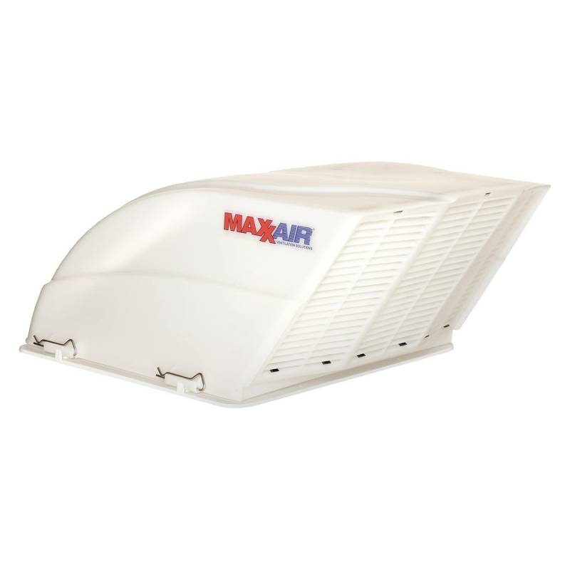 Maxxair FANMATE 00-955001 Lüfter-/Entlüftungsabdeckung mit EZ-Clip-Hardware, konstanter Luftstrom, super robust, weiß von MAXXAIR