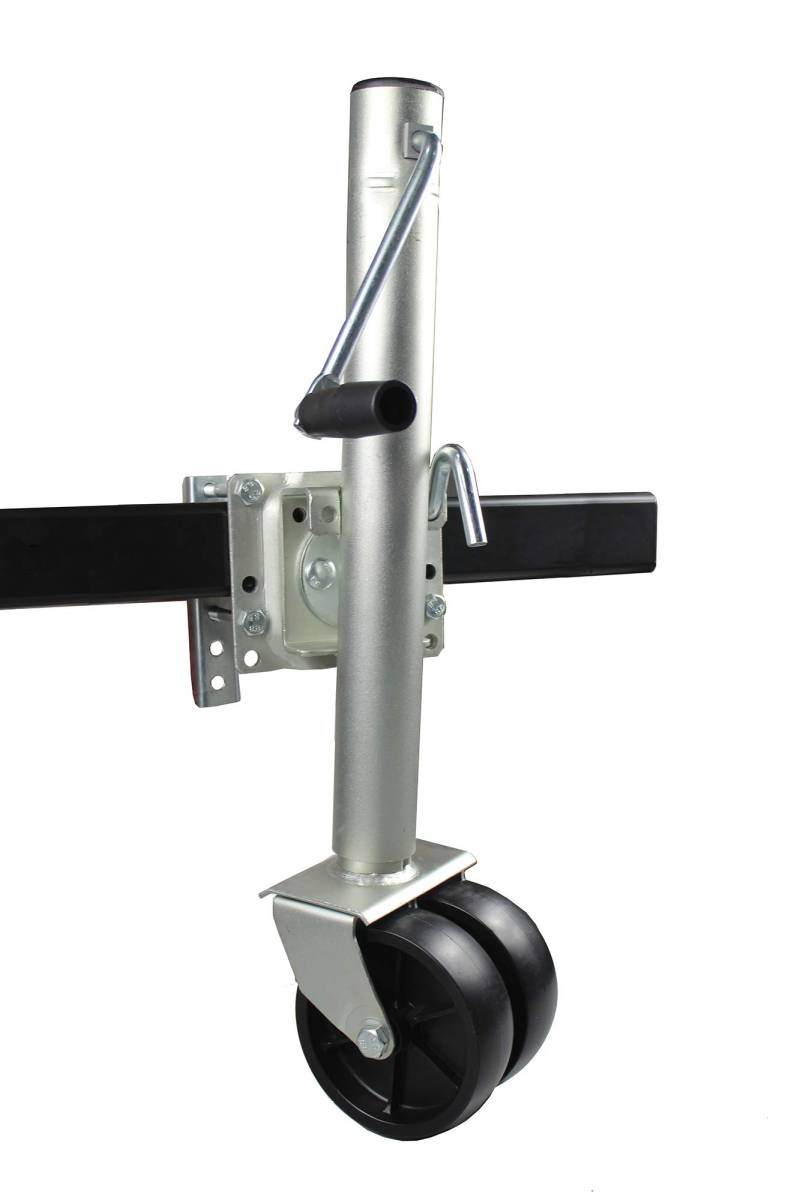 MAXXHAUL 70149 Wagenheber mit Doppelrädern - 66-1/5.1 cm bis 96.5 cm Hebebühne - 680.4 kg Kapazität Zink Grau von MAXXHAUL