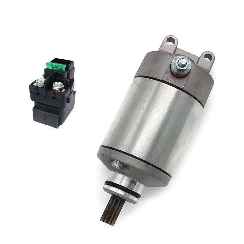Motorrad-Motorstarter Für Suzuki Für LT-Z400 LT-Z400Z Quadsport 03-08 Für Kawasaki Für KFX400 KSF400 03-06 18718 31100-29F00 Starter Motor & Relais Motorrad-Starter von MAYINGLON