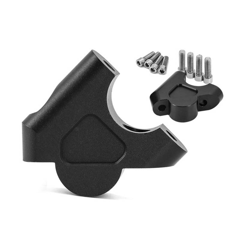 Riser Lenkerklemm Für R 1200 GS LC Für R1200GS Adventure ADV Für R1250GS Für S1000XR Motorrad Lenker Riser Drag Lenker Clip Verlängerung Adapter Motorrad-Lenkererhöhung(Black) von MAYINGLON