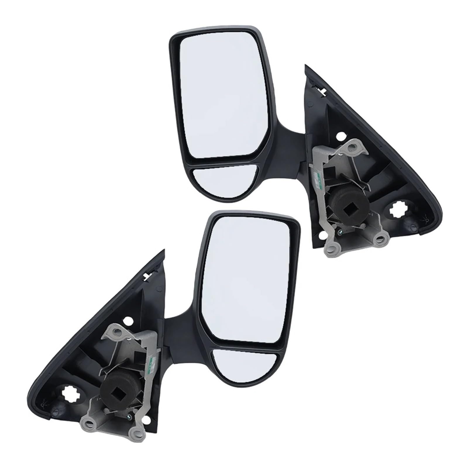 Außenspiegel Spiegel Für Transit MK6 MK7 2000-2014 Autotür-Rückspiegelmontage Textur Schwarz Seitenspiegel Zubehör Komplett-Außenspiegel(1 Pair) von MBPBVRVAF