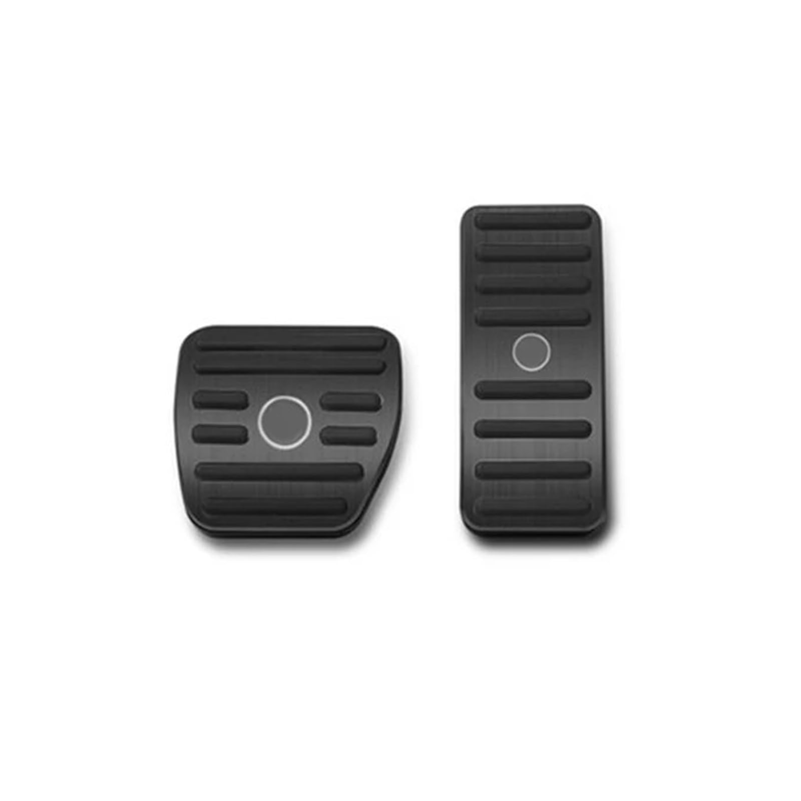 Auto Gaspedal 2 Stück Für Smart Für Brabus 453 Für Fortwo Für Forfour Autobremse Gaspedal Punch-Free Autoinnenausstattung Bremse Fußstütze(Black) von MBPBVRVAF