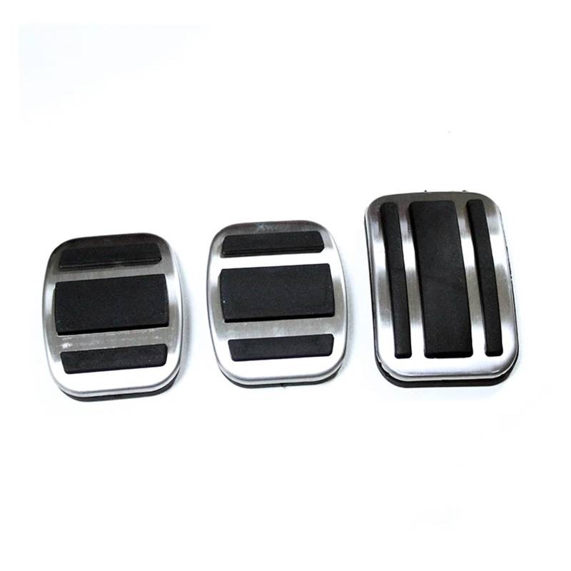 Auto Gaspedal 4 Stücke Für Peugeot 3008 5008 Für GT 2017-2019 Fußpedal LHD Accelerator Gas Kraftstoff Bremspedal Pads Matten Abdeckung Bremse Fußstütze(MT 3PCS) von MBPBVRVAF