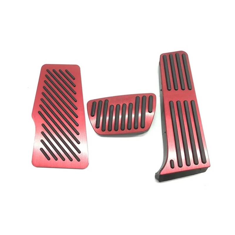 Auto Gaspedal Für Camry 50 70 XV40 XV50 XV70 2006-2021 2022 2023 2024 Auto Accelerator Gas Bremspedal Fußstütze Pedale Pad Abdeckung Bremse Fußstütze(2018-2024 Red 3pcs) von MBPBVRVAF