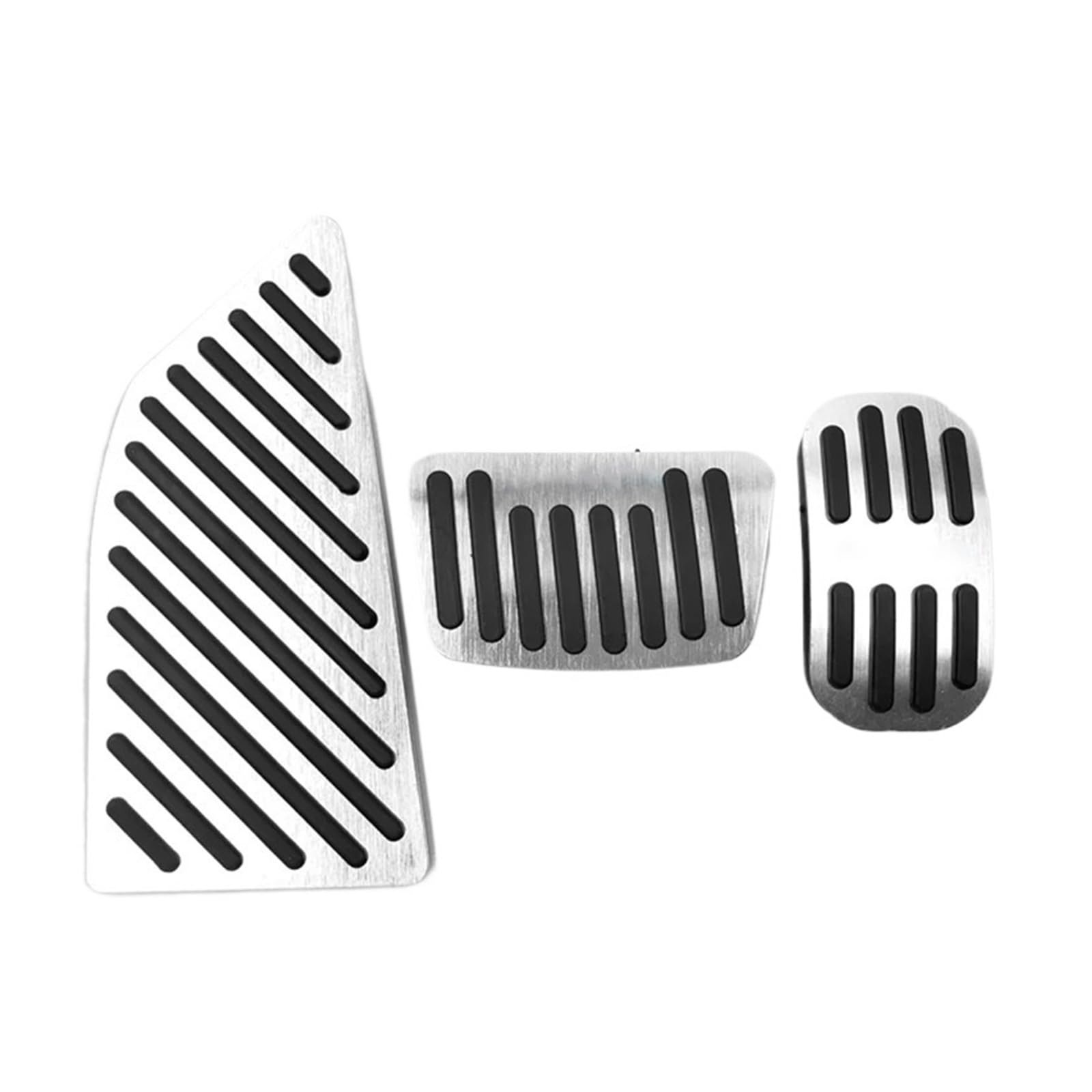 Auto Gaspedal Für Corolla E210 Für Corolla E 210 2019 2020 2021 2022 2023 Auto Gaspedal Bremse Fußstütze Pedal Abdeckung Pads Zubehör Bremse Fußstütze(at 3pcs Silver) von MBPBVRVAF