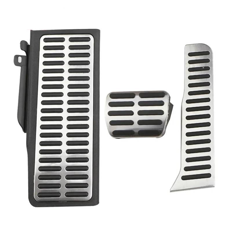 Auto Gaspedal Für Passat B6 B7 Für CC R36 Für R-line 2006-2014 2015 2016 Autopedalabdeckung Ersatzpedale Edelstahlteile Bremse Fußstütze(at with Rest Pedal) von MBPBVRVAF