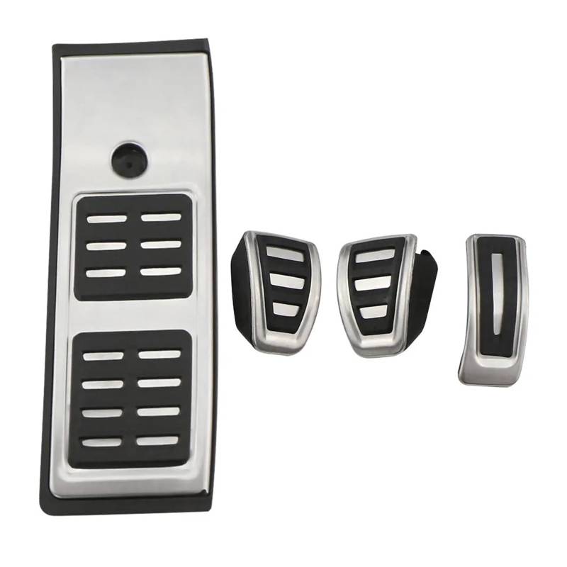 Auto Gaspedal Für Q5 80A 2018 2019 2020 2021 2022 Auto Fuß Pedale Kraftstoff Bremse Fußstütze Pedal Abdeckung Pads Edelstahl Zubehör Bremse Fußstütze(4 pcs) von MBPBVRVAF