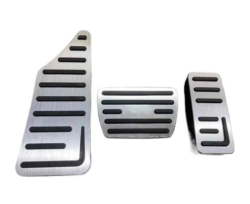 Auto Gaspedal Für Vezel Für HRV Für HR-V Für EL Für RS 2021 2022 2023 2024 Auto-Anti-Rutsch-Pads Gaspedal Bremsfußstütze Pedalabdeckung Bremse Fußstütze(Sliver) von MBPBVRVAF