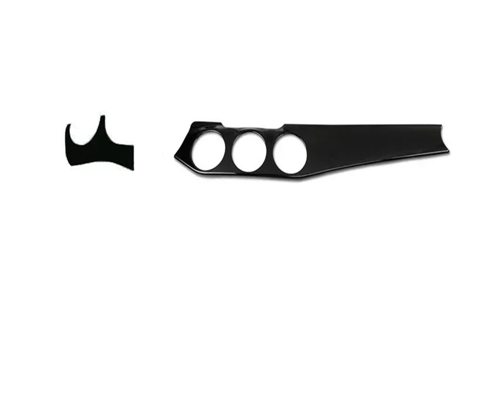 Center Konsole Trim Für CLA A Für GLA C117 Klasse W117 2012-2018 Auto Armaturenbrett Dekoration Mittelkonsole Panel Rahmenteile Interieur Mittelkonsole(Bright Black 2) von MBPBVRVAF