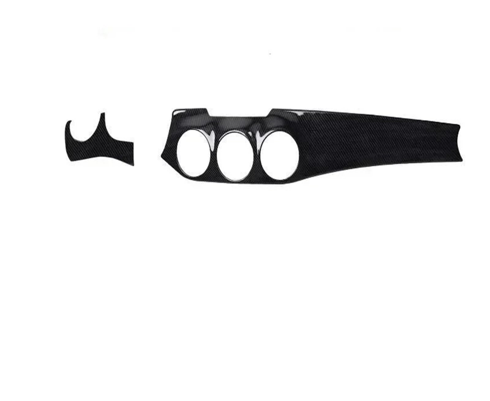Center Konsole Trim Für CLA A Für GLA C117 Klasse W117 2012-2018 Auto Armaturenbrett Dekoration Mittelkonsole Panel Rahmenteile Interieur Mittelkonsole(Carbon Fiber Style 2) von MBPBVRVAF
