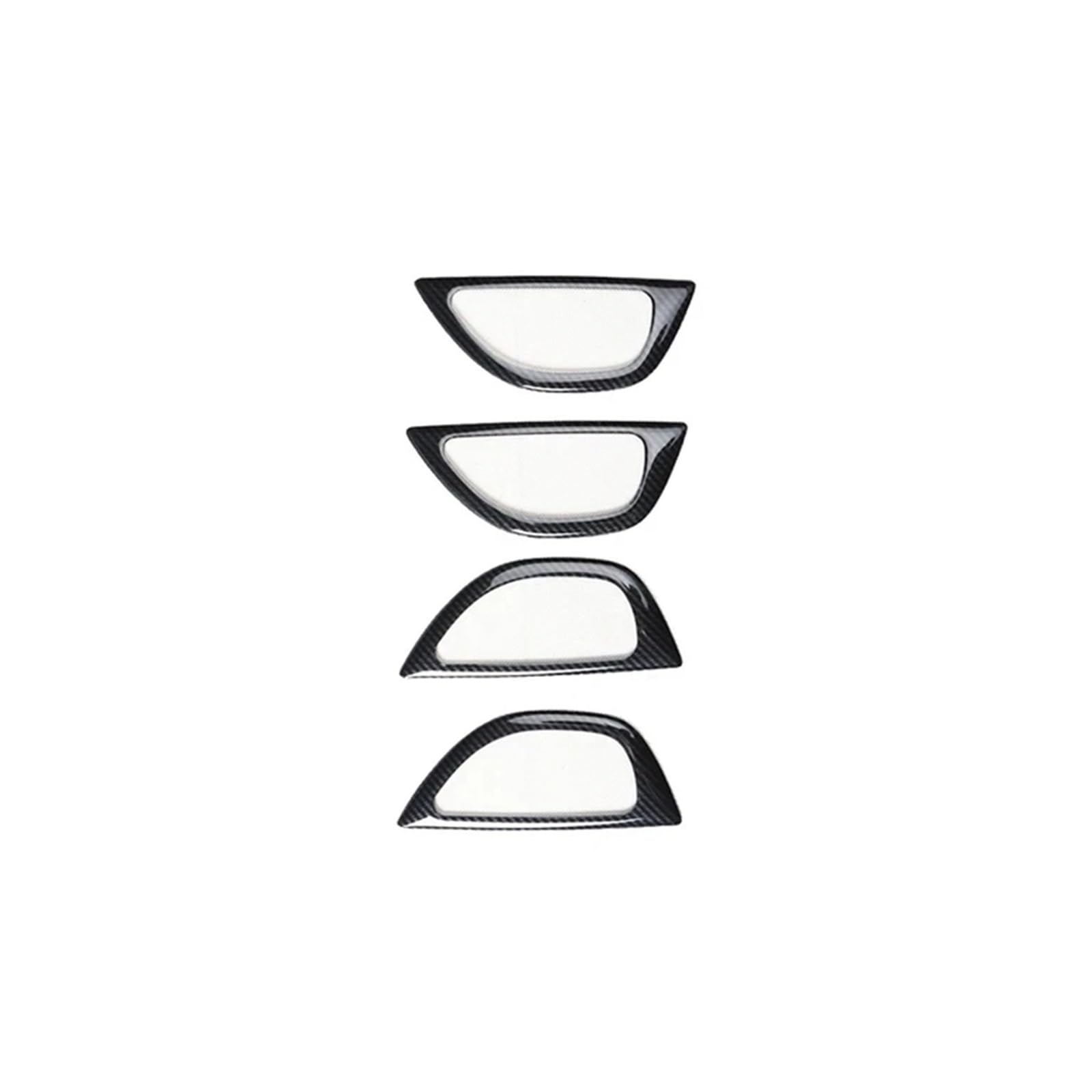 Center Konsole Trim Für GE8 Für Fit 2008 2009 2010 2011 2012 2013 Auto Rechtslenker Innenverkleidung Aufkleber ABS Kohlefaser Dekoration Interieur Mittelkonsole(Door Handle) von MBPBVRVAF