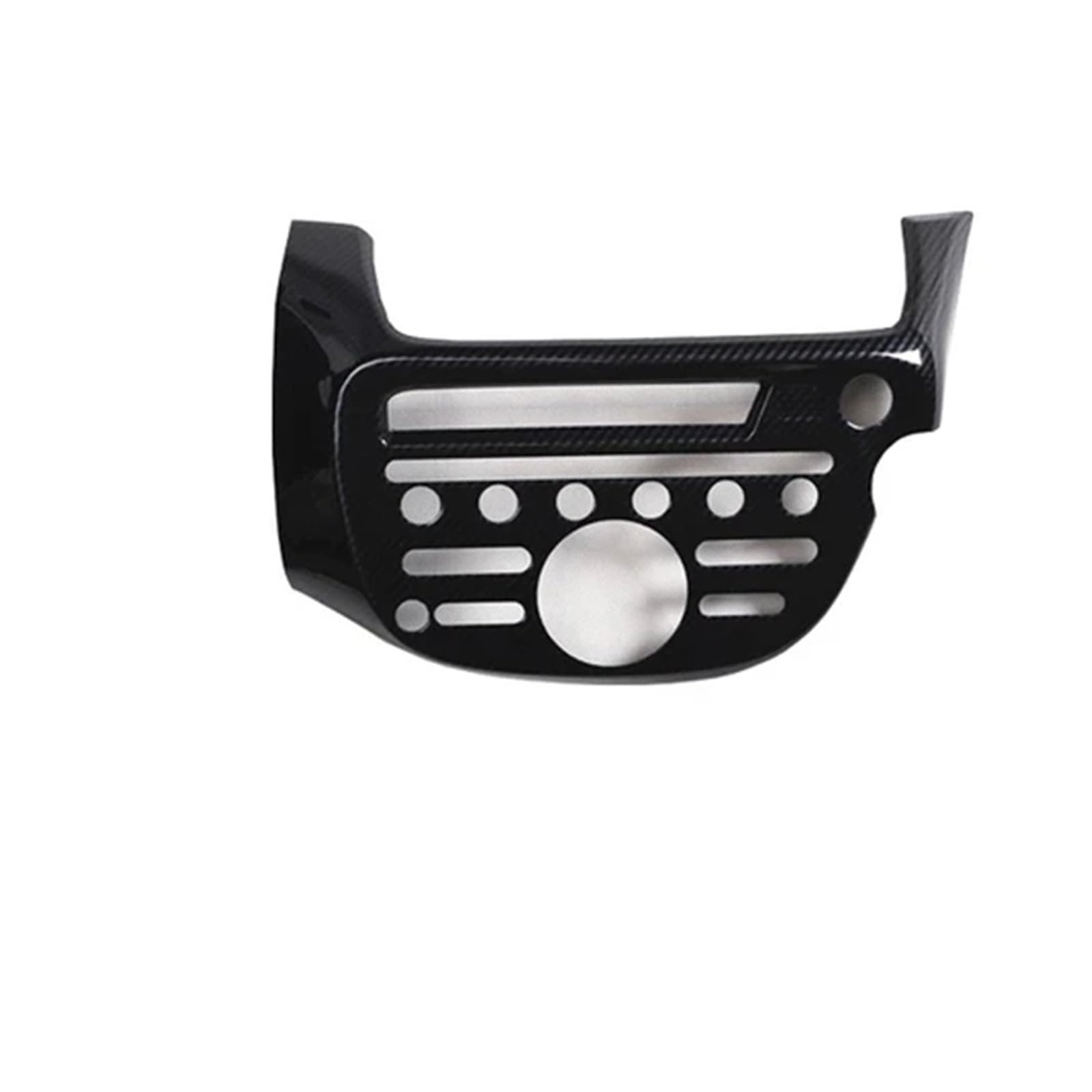 Center Konsole Trim Für GE8 Für Fit 2008 2009 2010 2011 2012 2013 Auto Rechtslenker Innenverkleidung Aufkleber ABS Kohlefaser Dekoration Interieur Mittelkonsole(Type CD) von MBPBVRVAF